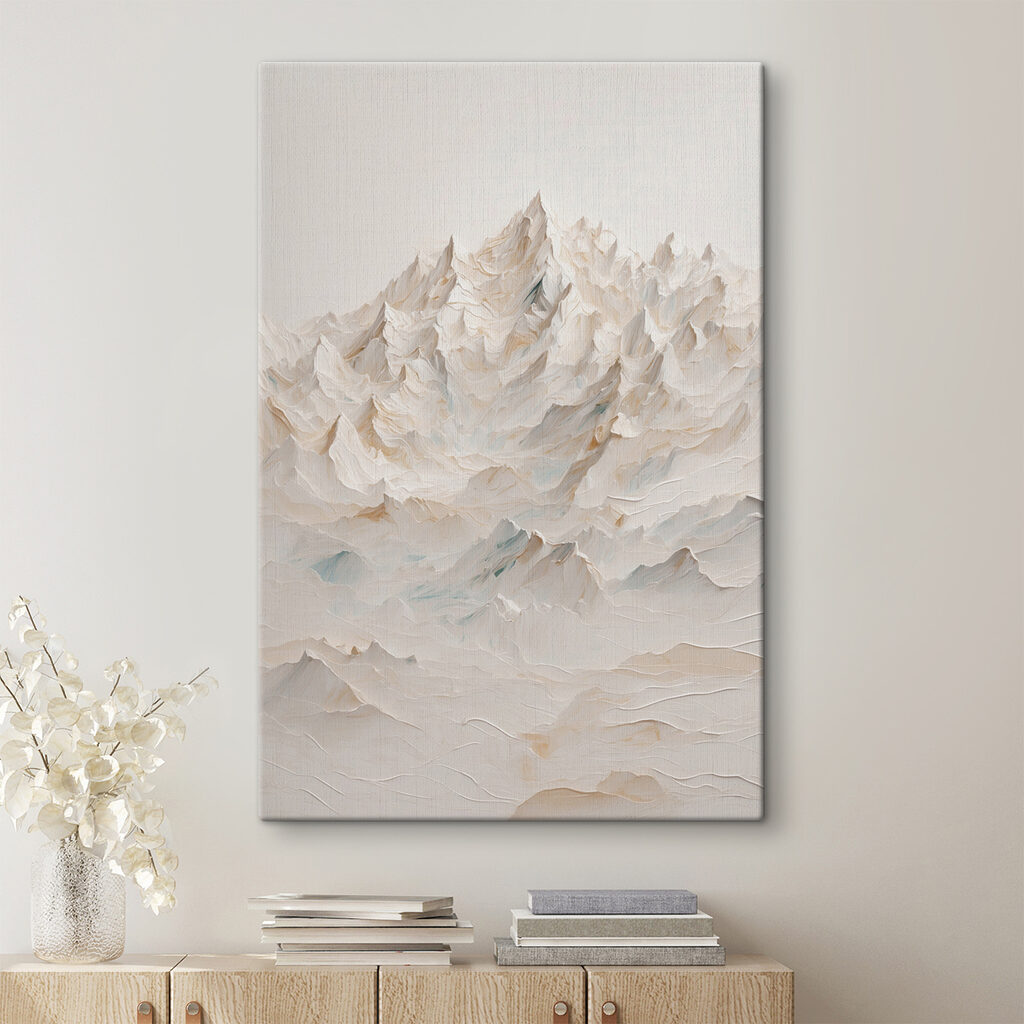 Sommets en aplats pâles — intérieur 1