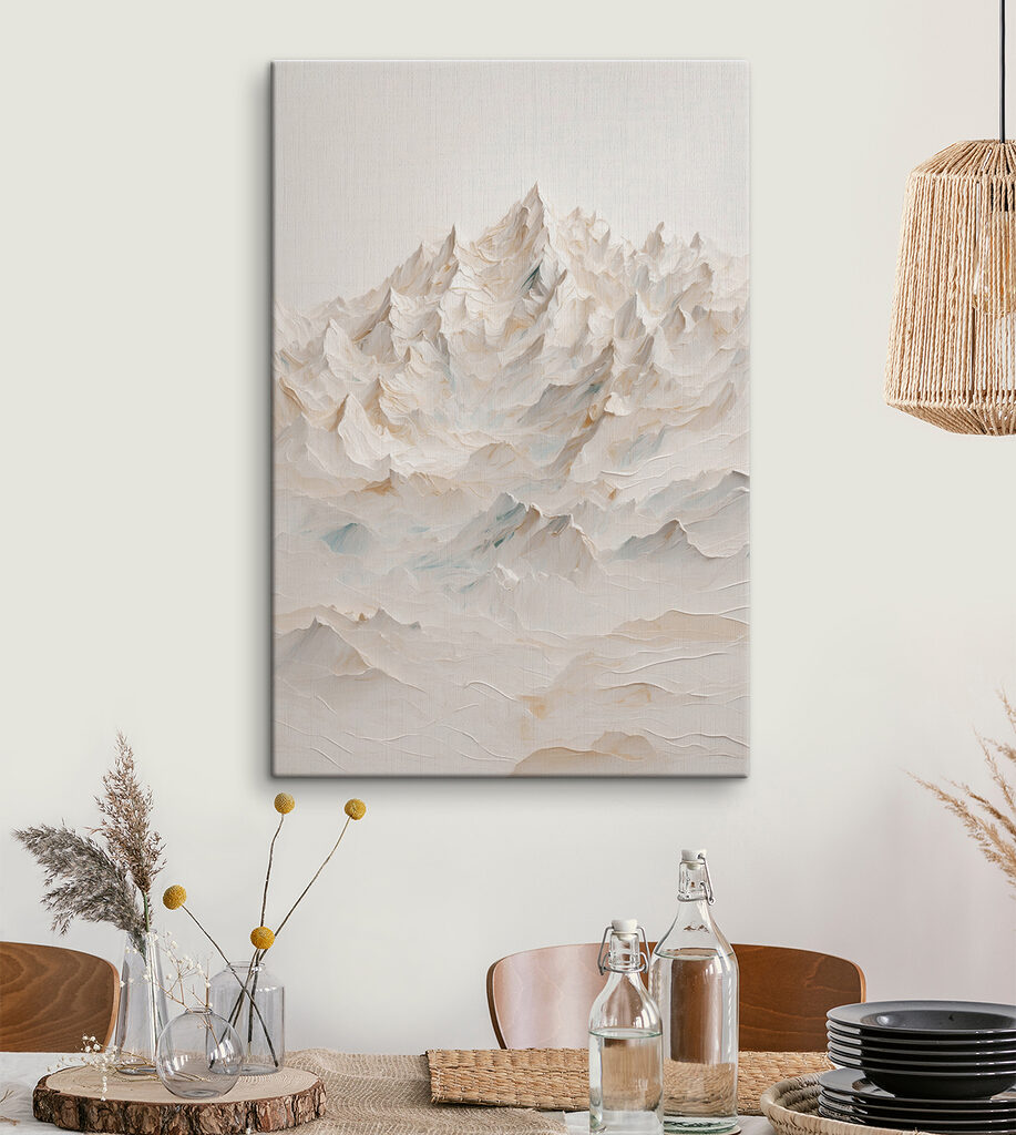 Sommets en aplats pâles — intérieur 3