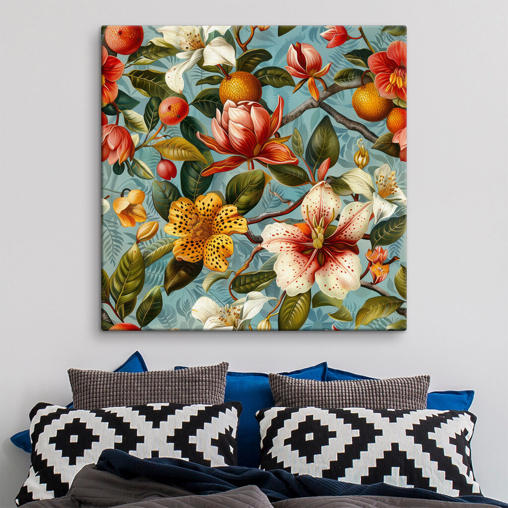 Fleurs et fruits orange — intérieur 2