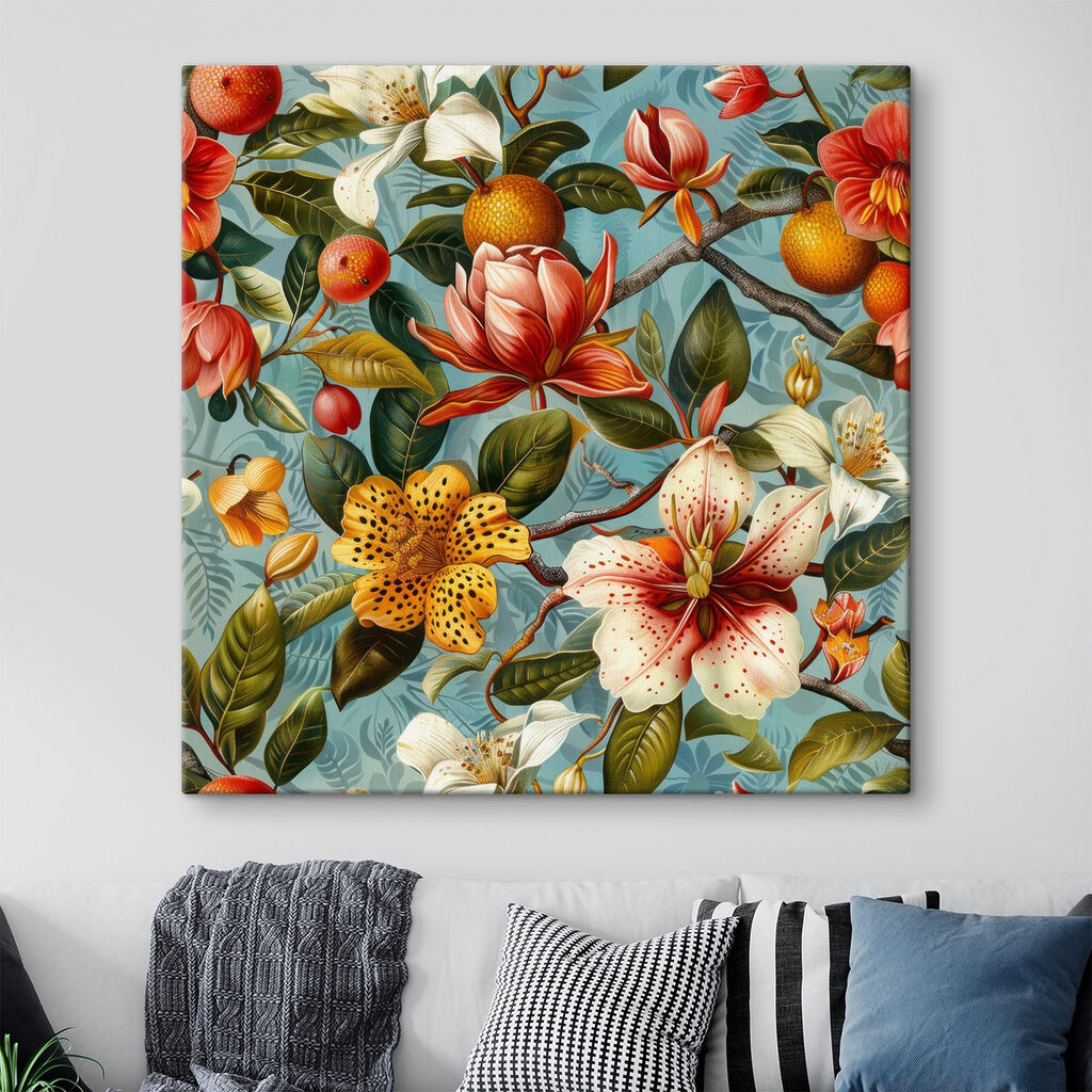 Fleurs et fruits orange — intérieur 4