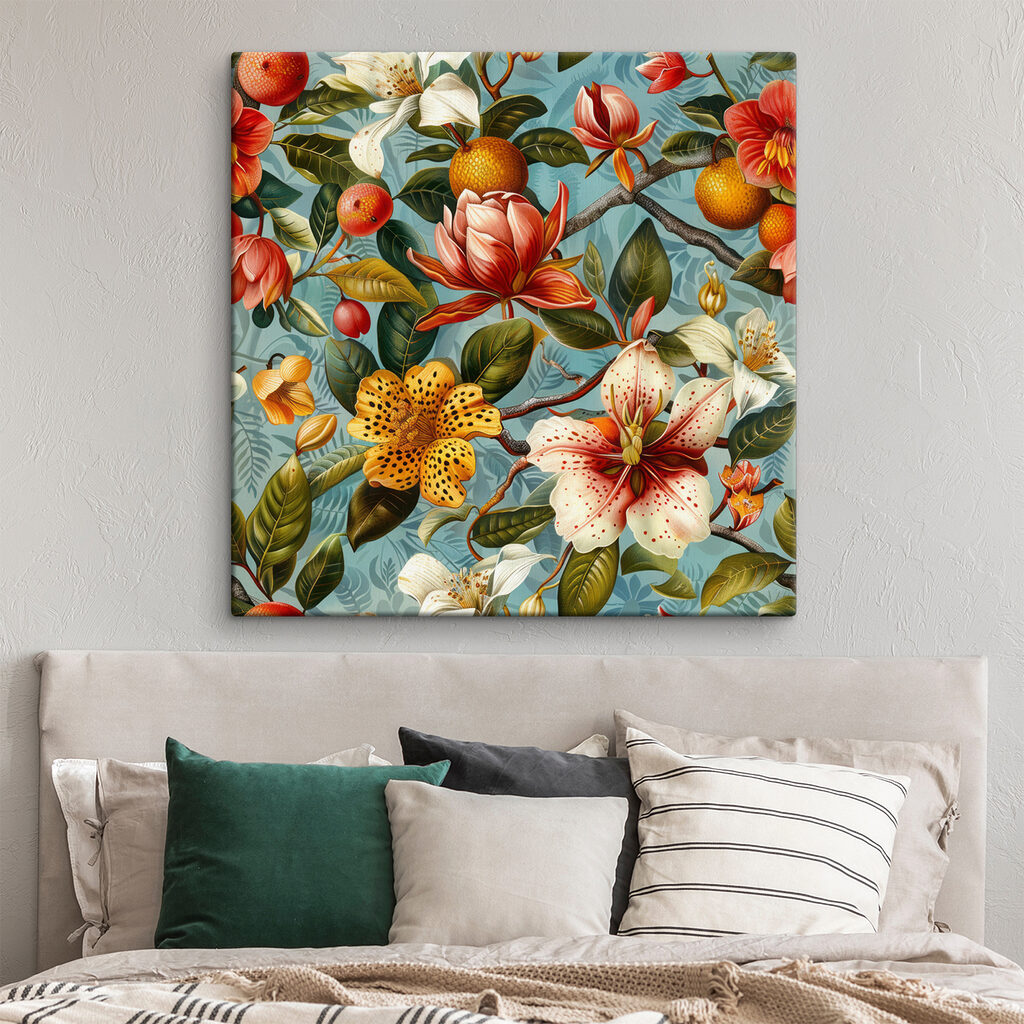Fleurs et fruits orange — intérieur 3