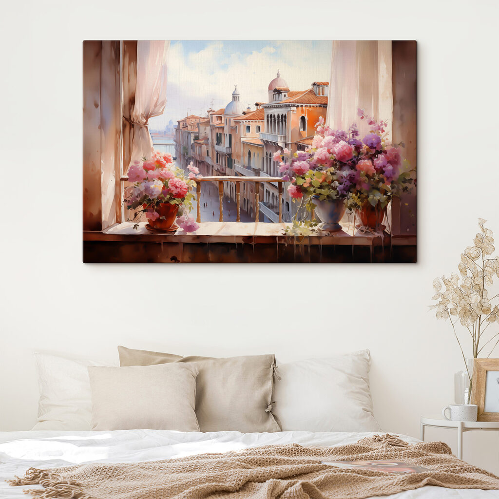 Fleurs au-dessus des toits — intérieur 2