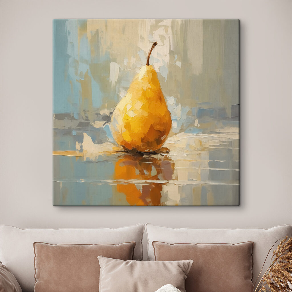 Poire jaune au reflet — intérieur 1