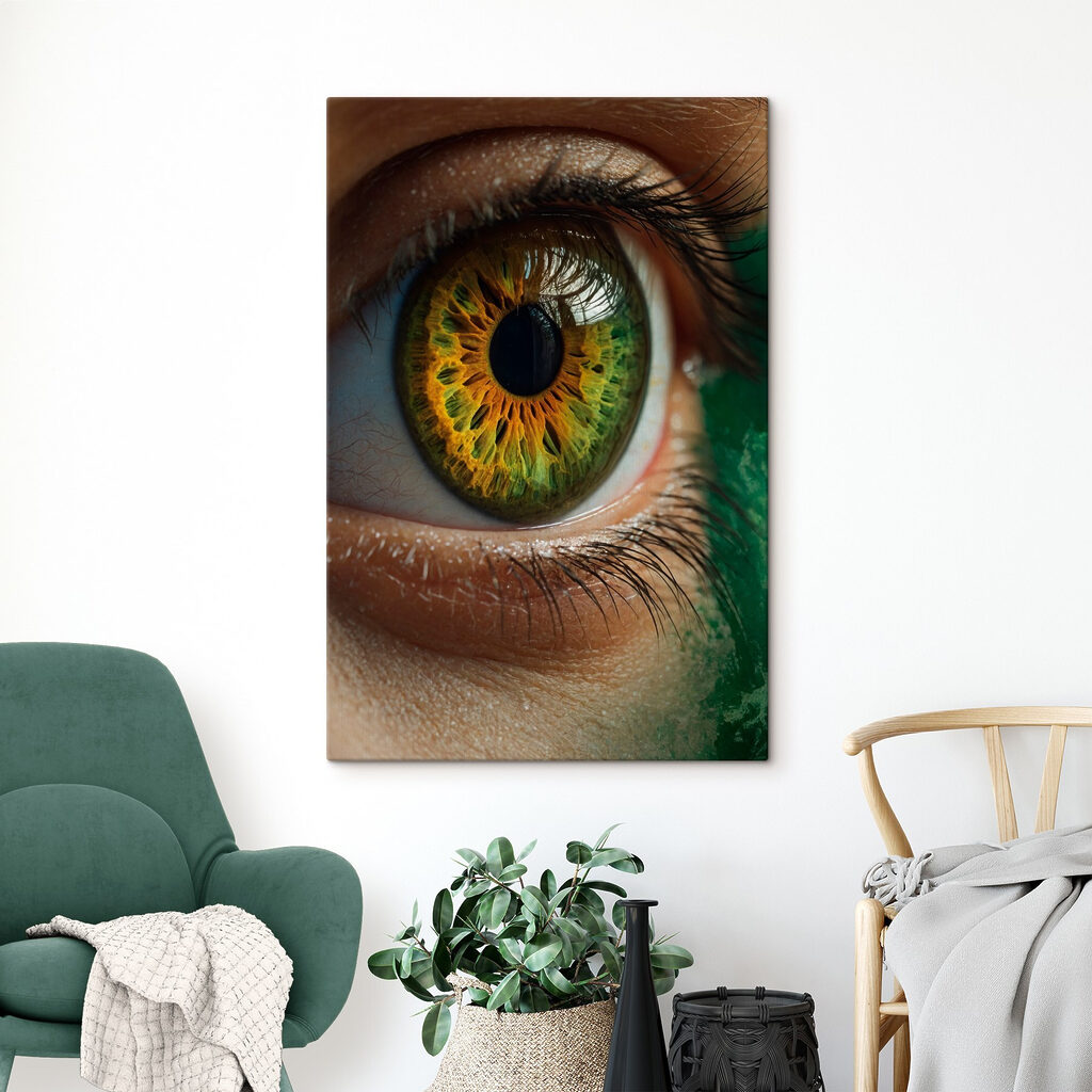 Œil vert doré — intérieur 5