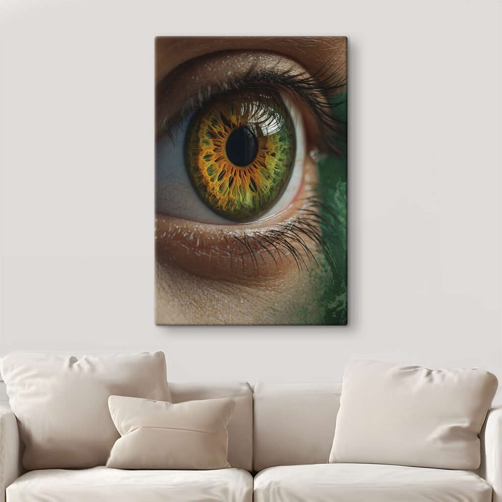 Œil vert doré — intérieur 3