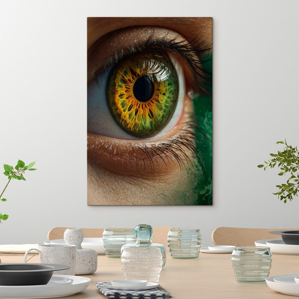 Œil vert doré — intérieur 4
