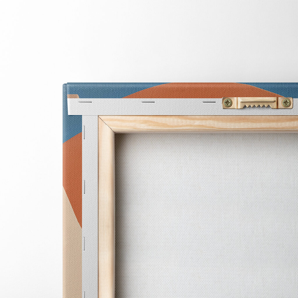 Escalier couleur terre cuite — dos