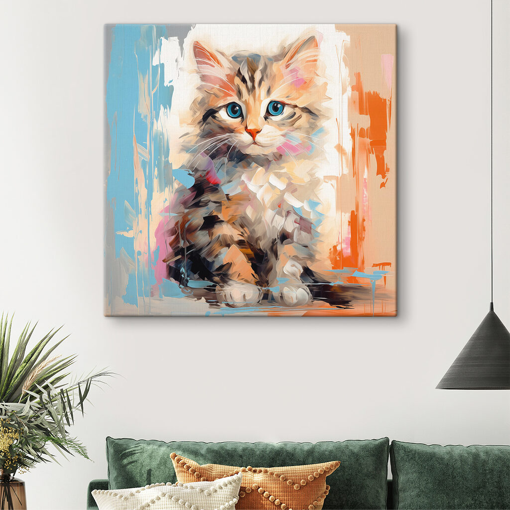 Chaton en éclats clairs — intérieur 3