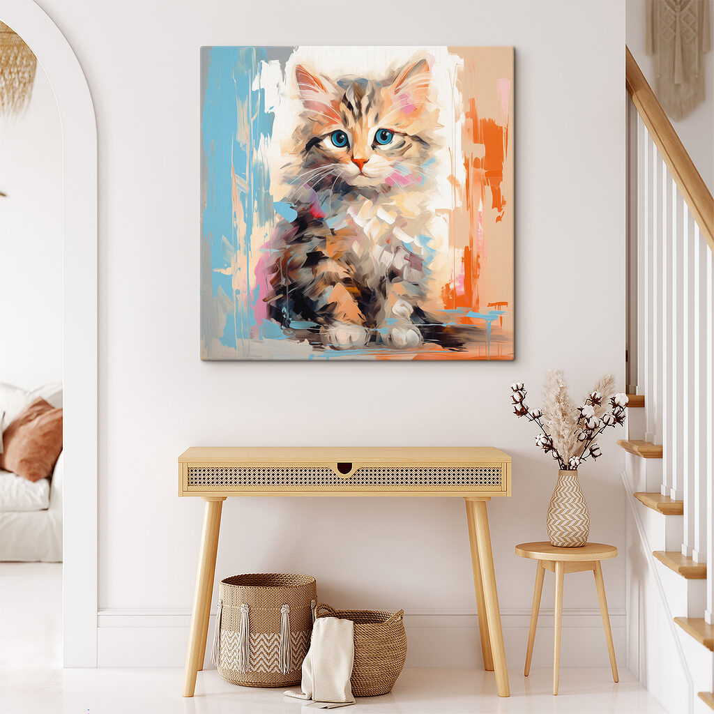 Chaton en éclats clairs — intérieur 4