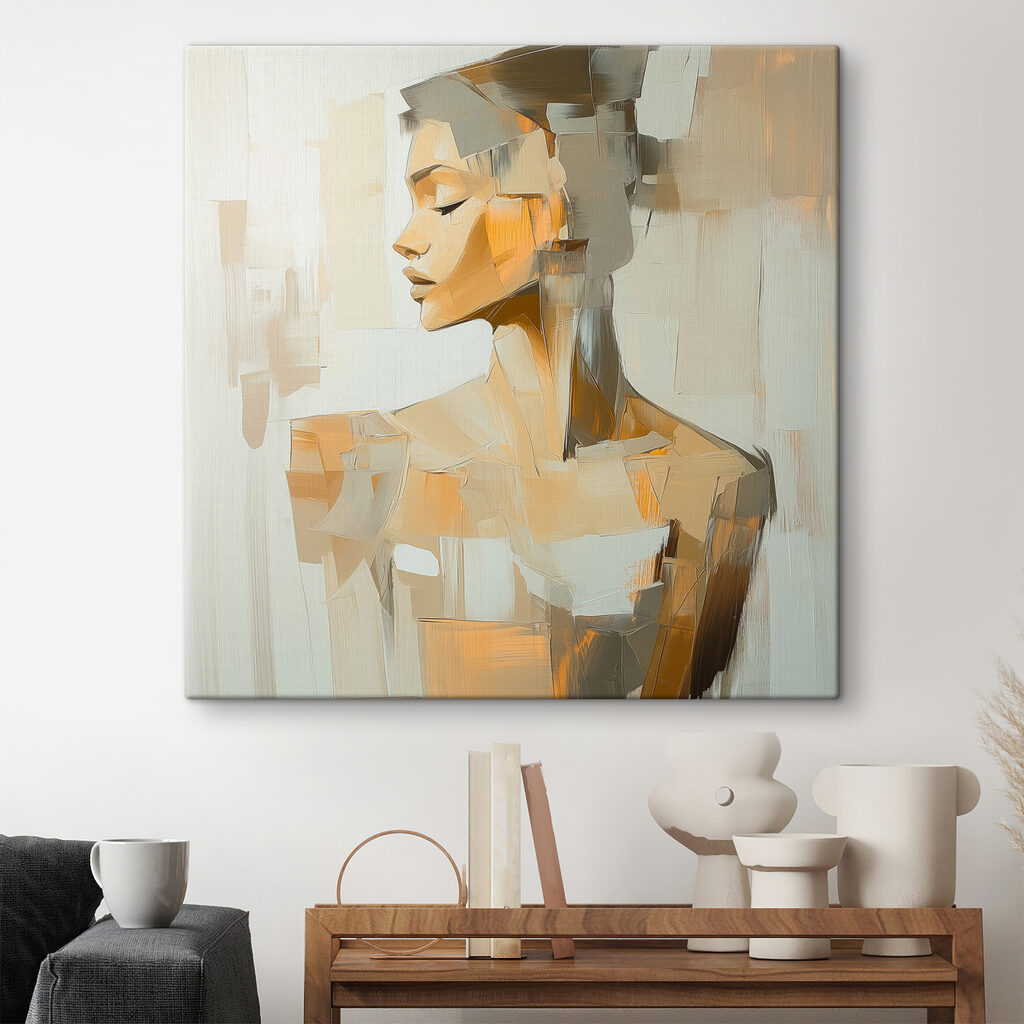 Profil couleur sable dans un intérieur