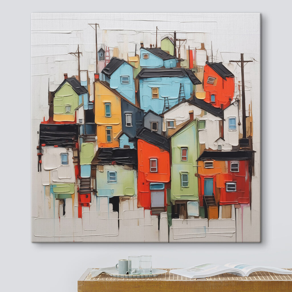 Petites maisons colorées — intérieur 2