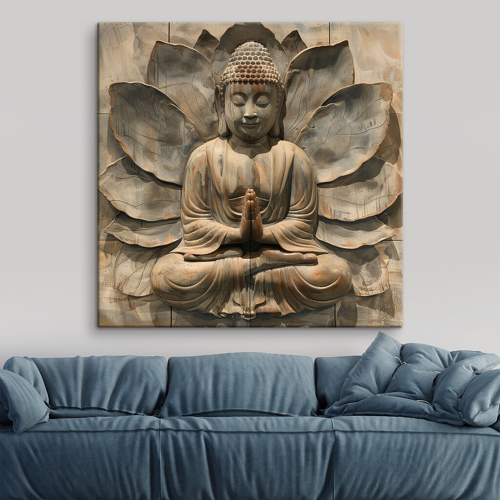 Bouddha devant le lotus — intérieur 2