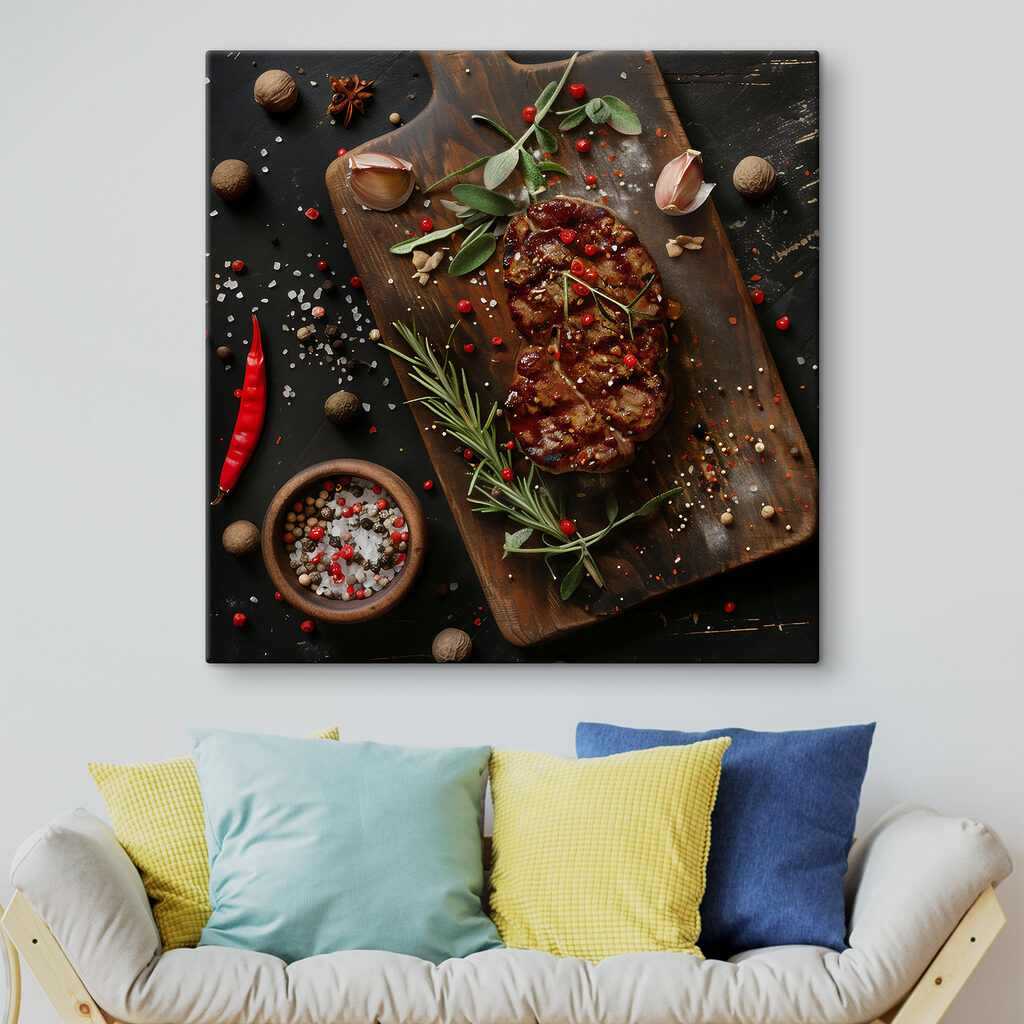 Steak aux herbes — intérieur 1