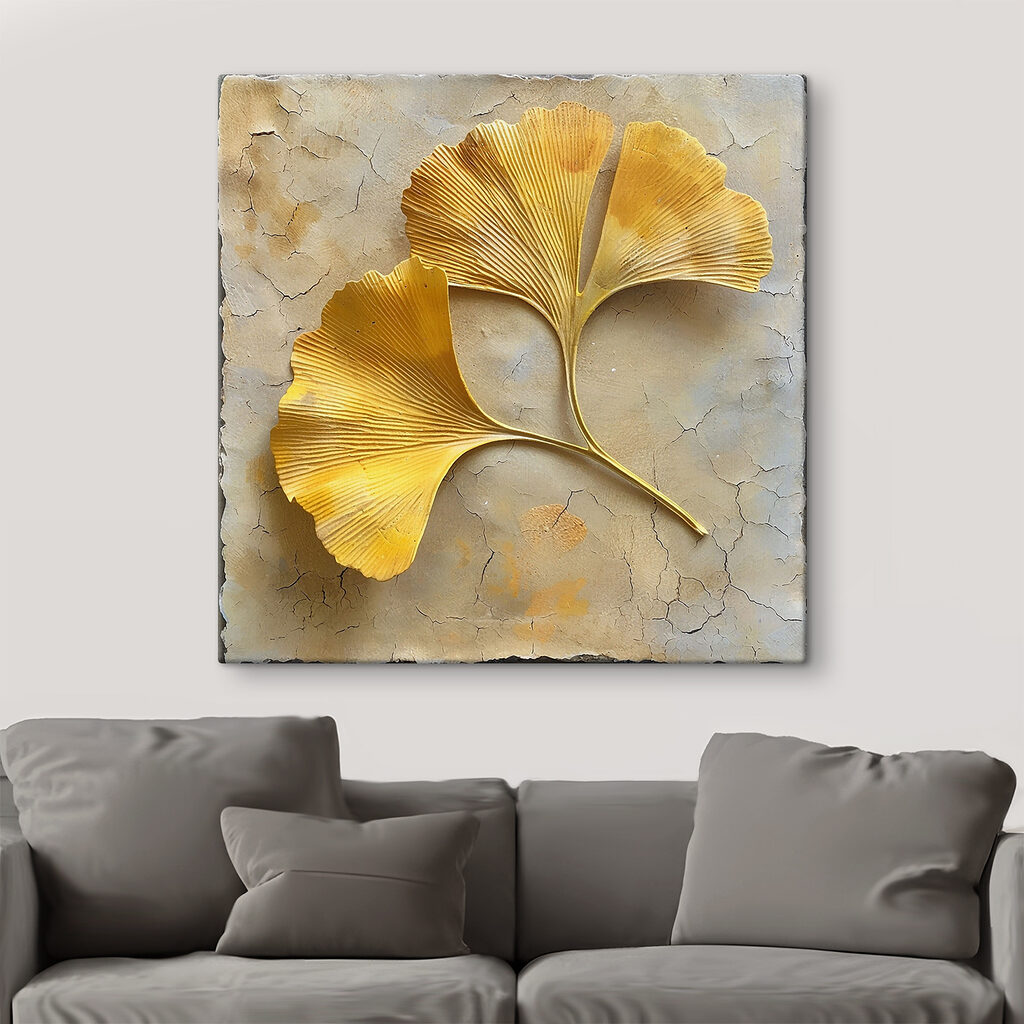 Deux feuilles jaune d’or — intérieur 2