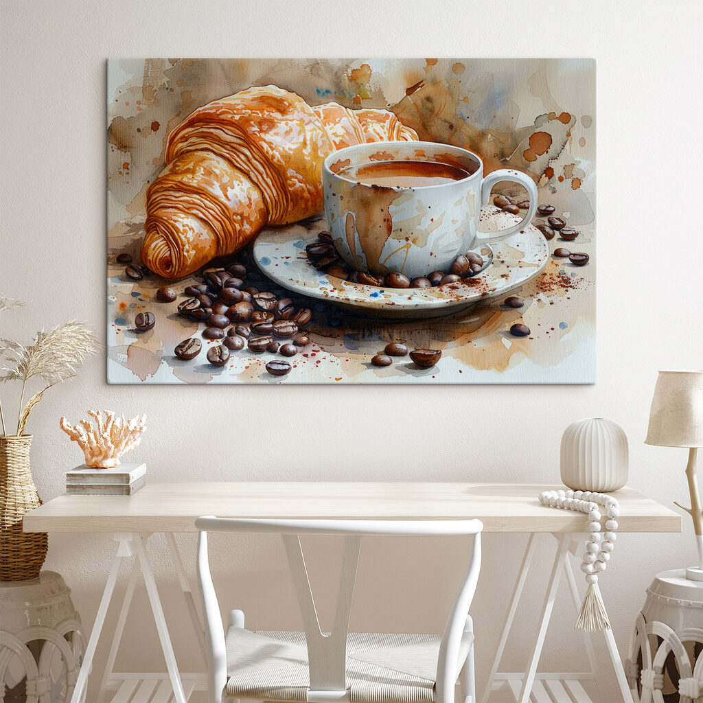 Croissant et café — intérieur 2