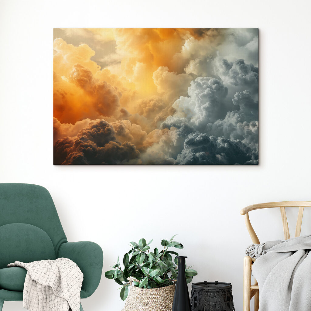 Soleil perçant les nuages — intérieur 1