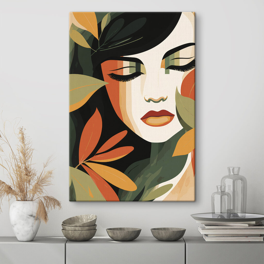 Yeux clos, feuilles d’automne — intérieur 2