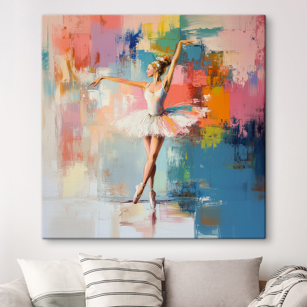 Ballerine aux reflets colorés — intérieur 1