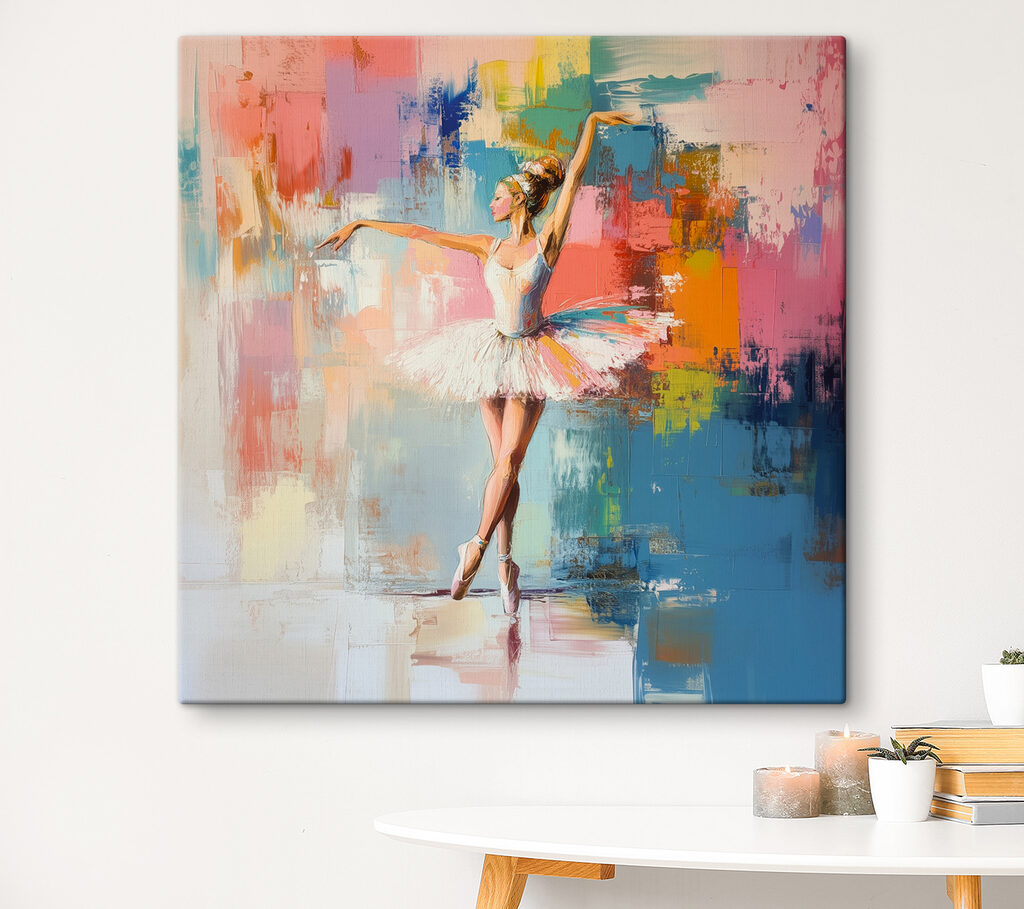 Ballerine aux reflets colorés — intérieur 2