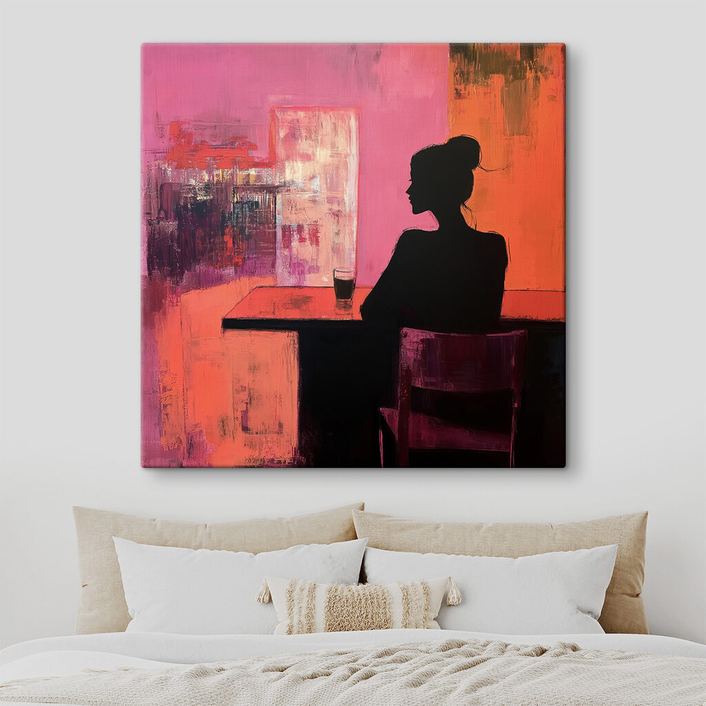 Silhouette et son verre — intérieur 2