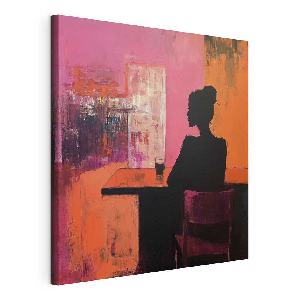 Silhouette et son verre — vue du produit