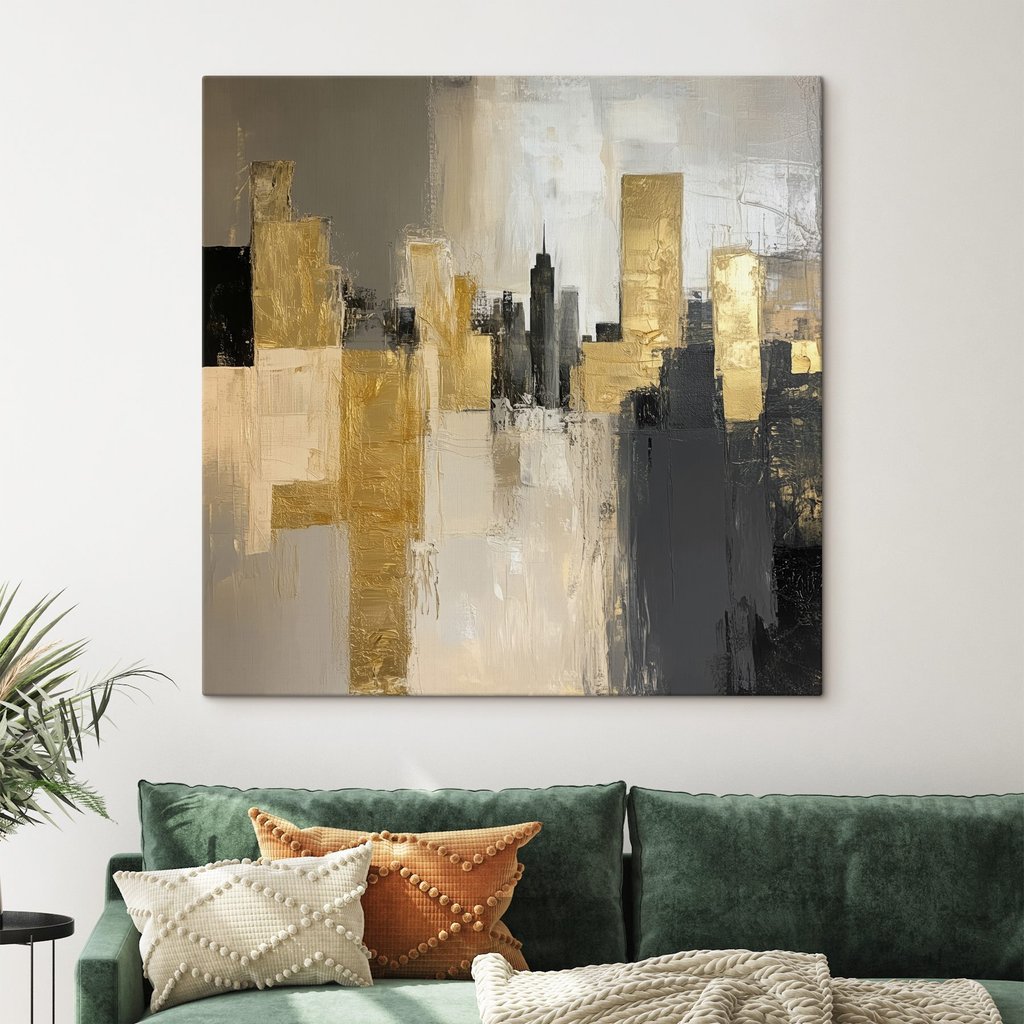 Skyline gris et or — intérieur 2