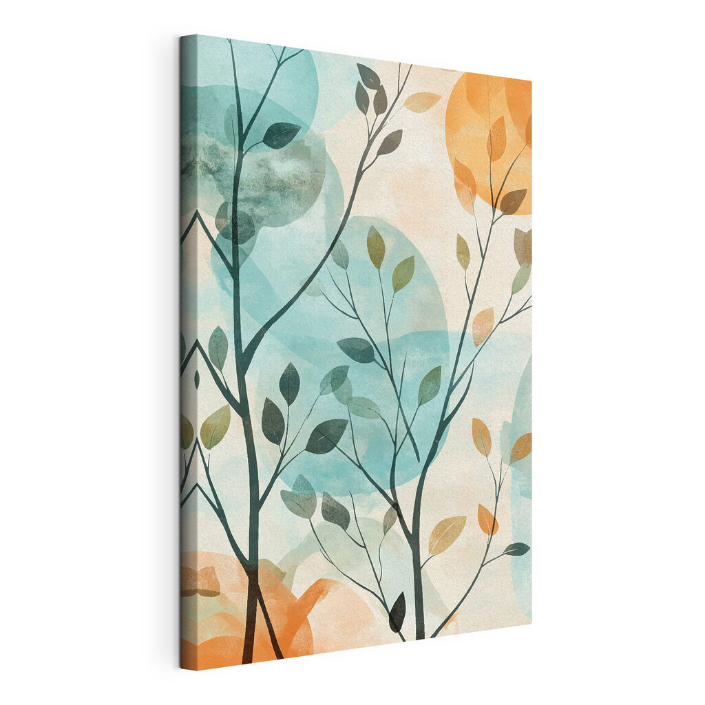Rameaux sur cercles pastel — vue du produit