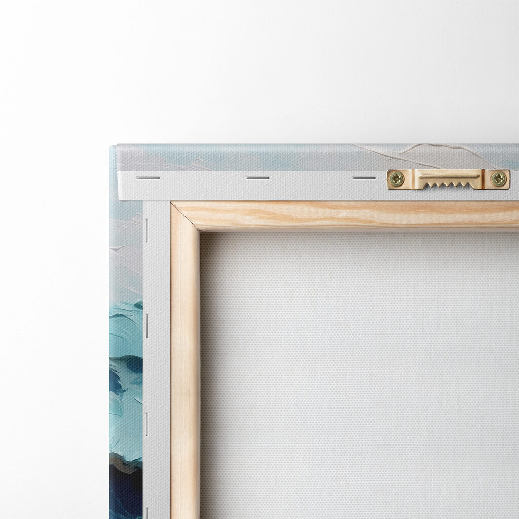 Vague turquoise qui s’enroule — dos