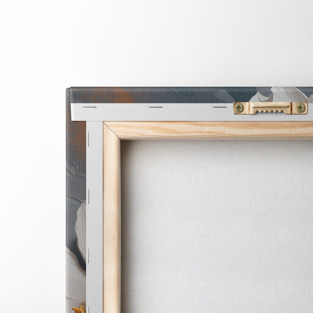 Pivoine blanche, gris ardoise — dos