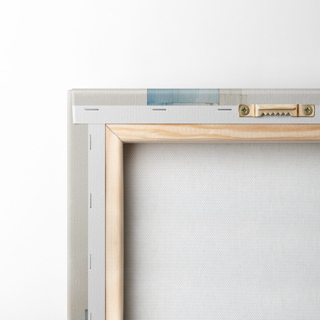 Escalier en gris-bleu — dos