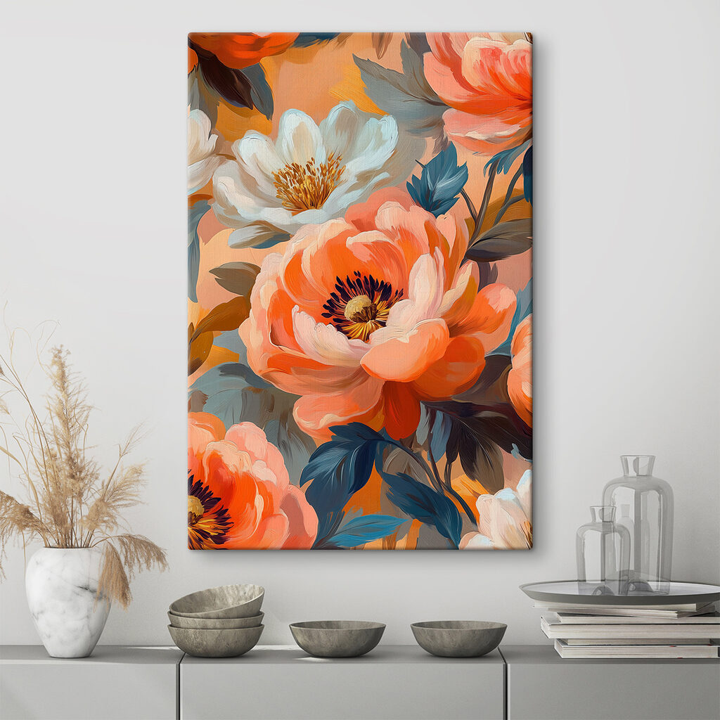 Floraison orangée — intérieur 1