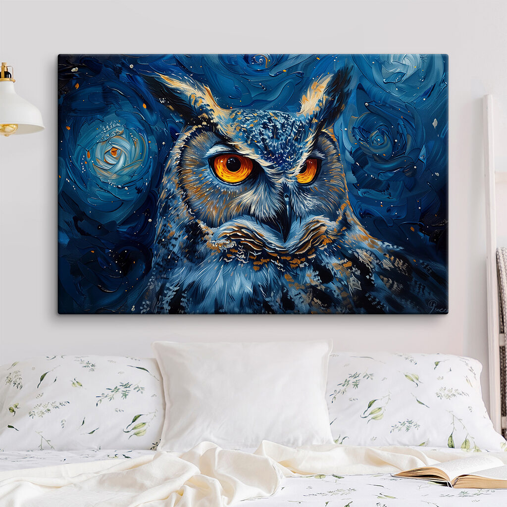 Hibou dans les étoiles — intérieur 2