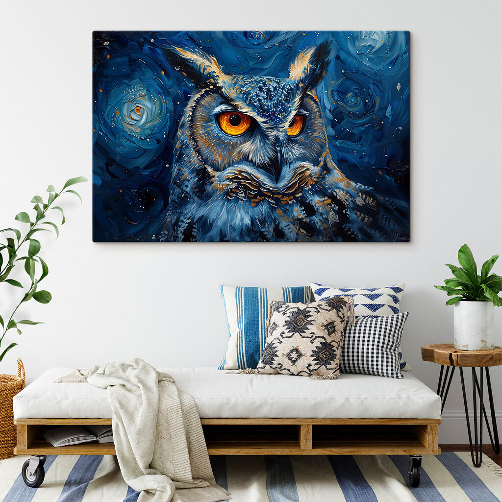 Hibou dans les étoiles — intérieur 3