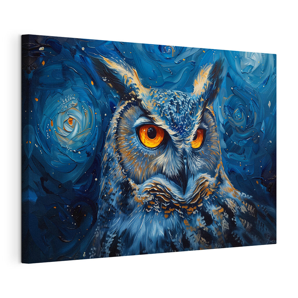 Hibou dans les étoiles — vue du produit