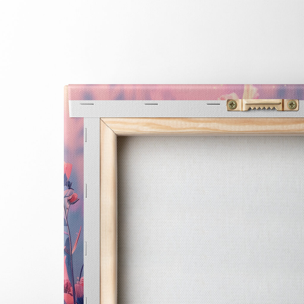 Fleurs sur fond moucheté — dos