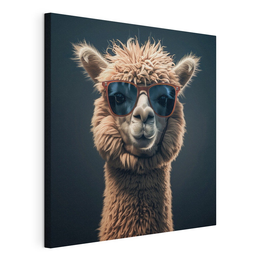 Lama aux lunettes noires — vue du produit
