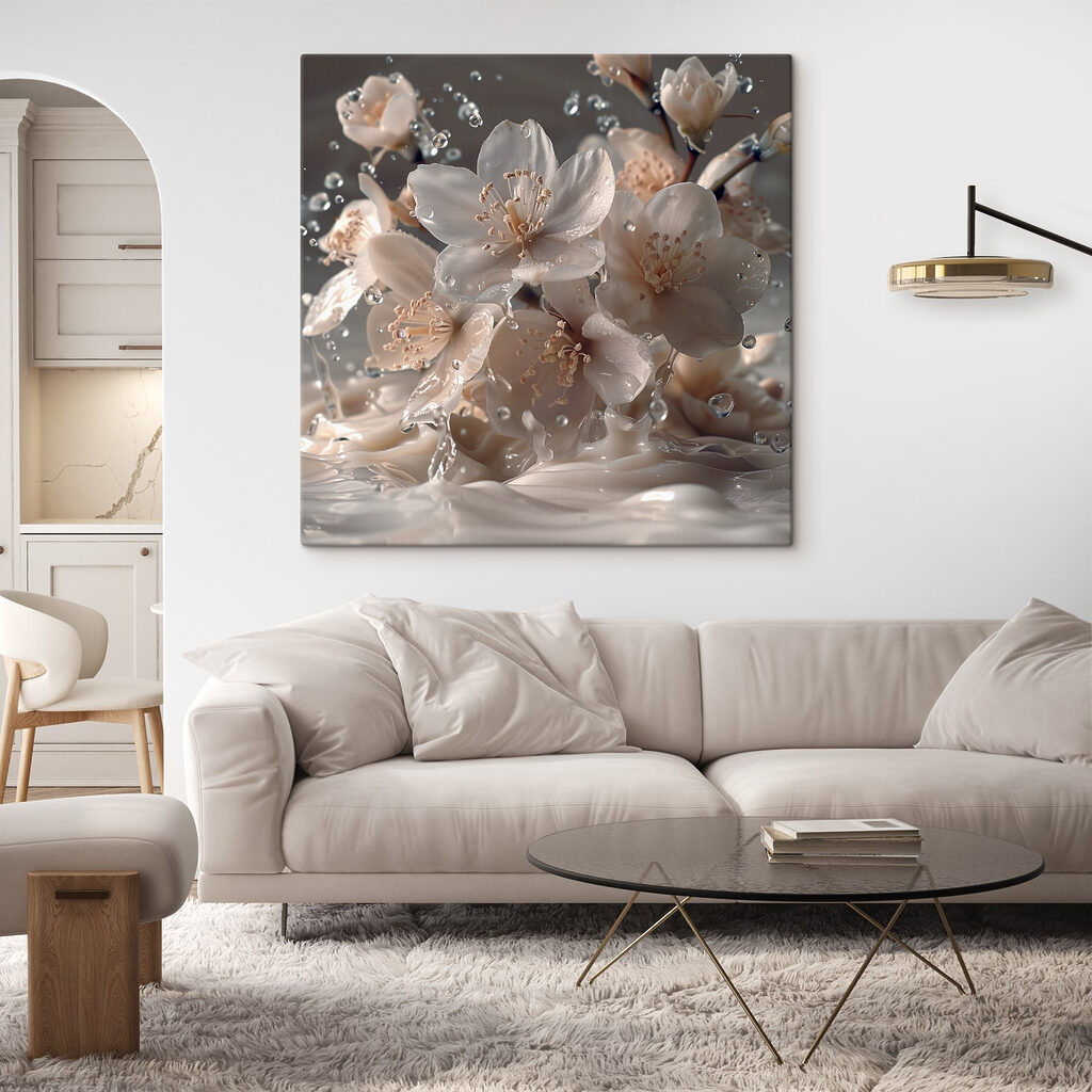 Fleurs parmi les gouttes — intérieur 4