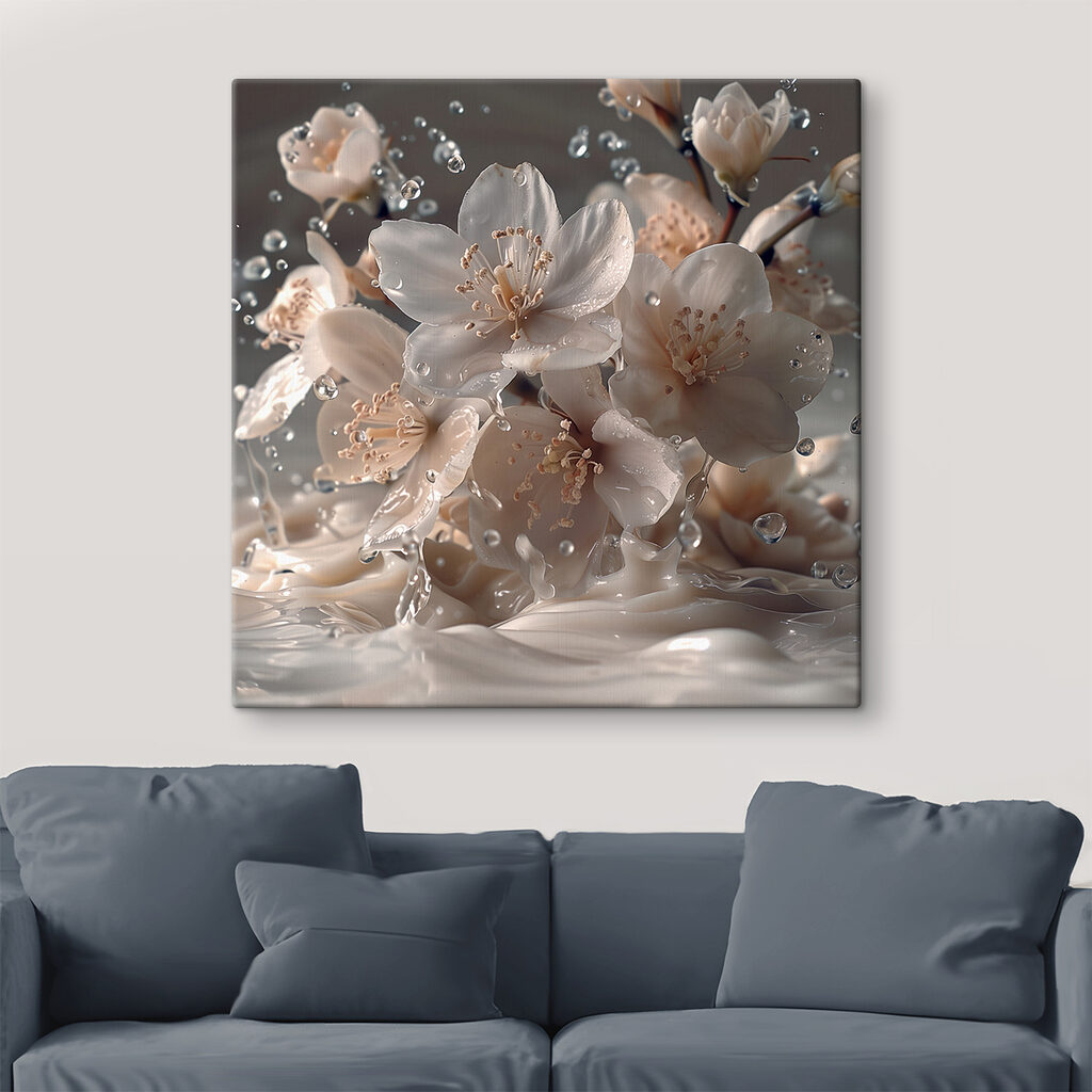 Fleurs parmi les gouttes — intérieur 3