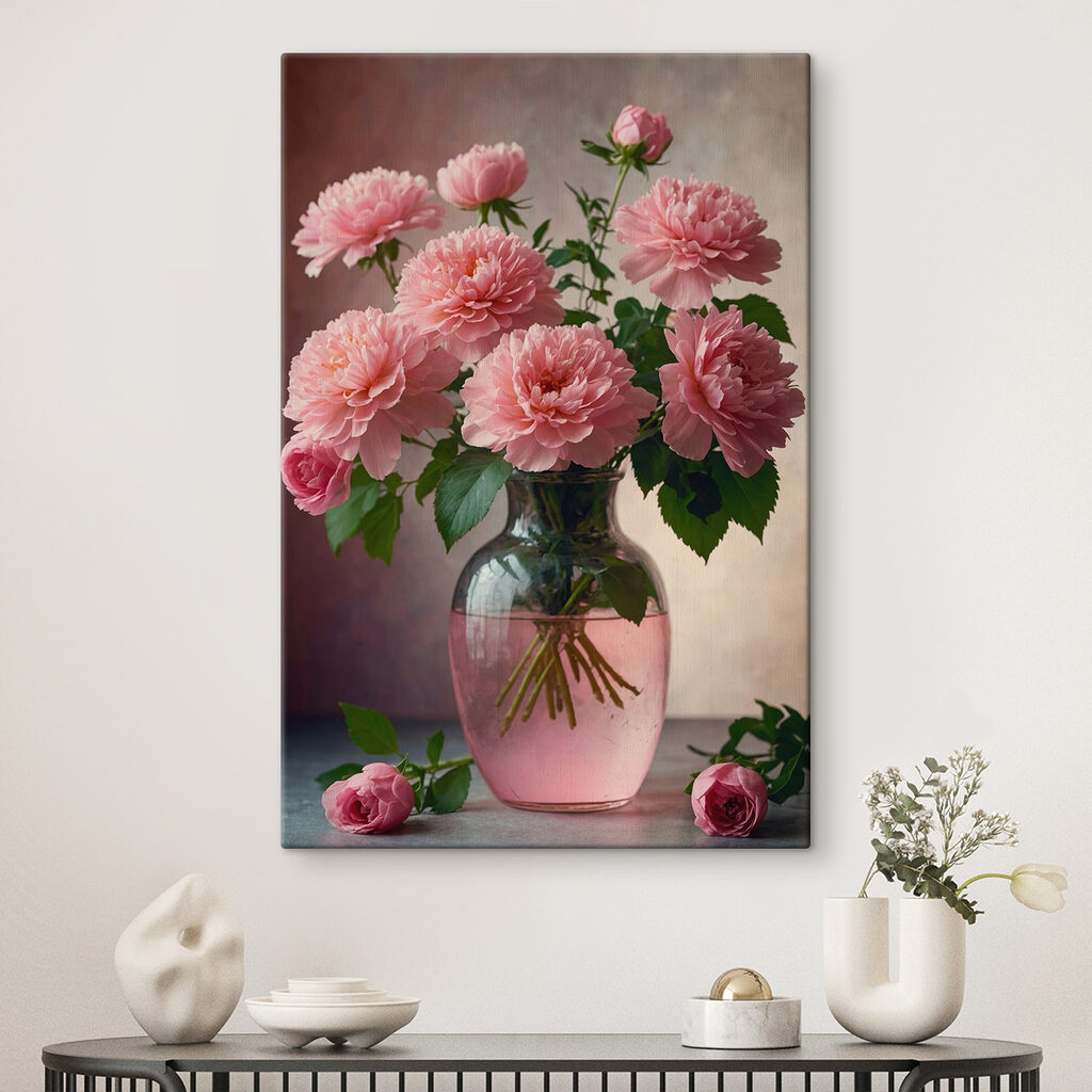 Bouquet tout en rose — intérieur 1
