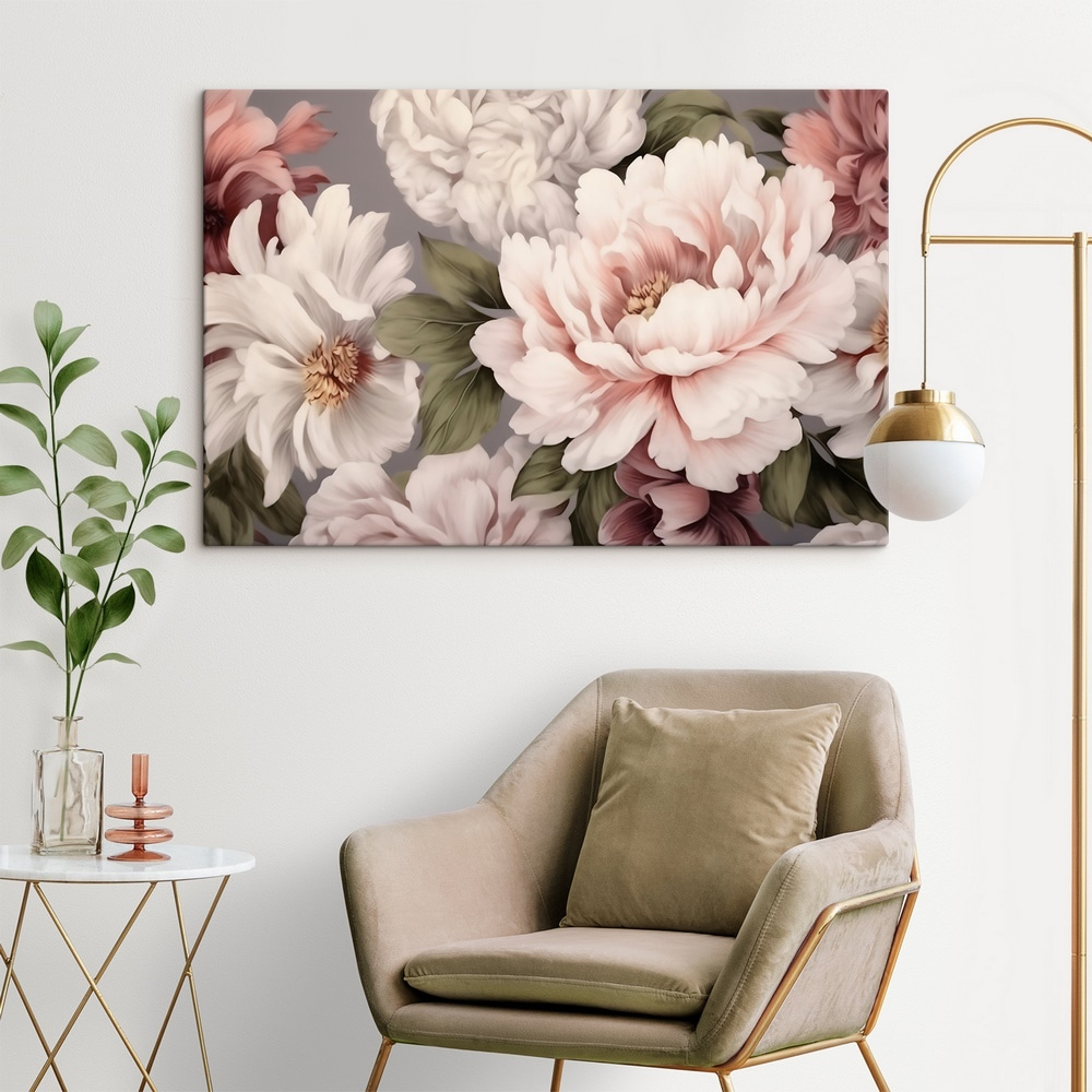 Fleurs rose crème — intérieur 2