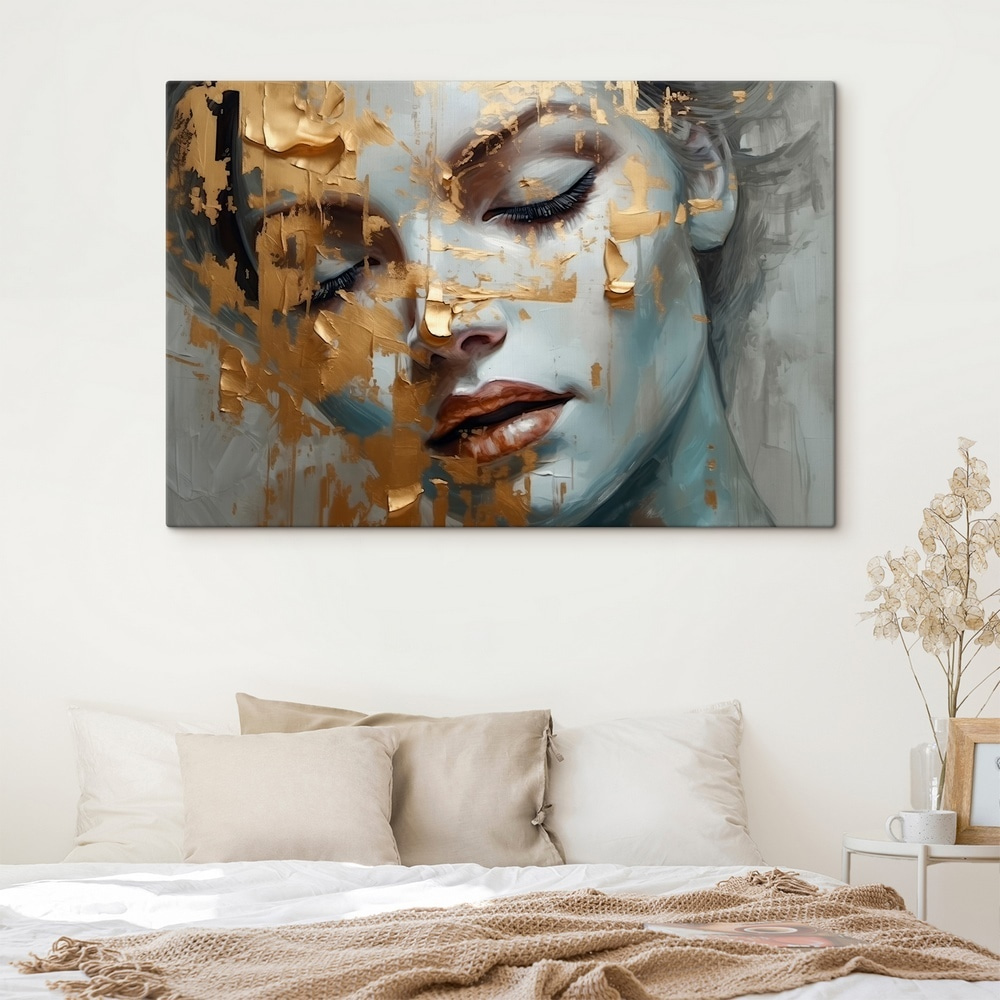 Visage aux éclats d’or — intérieur 2