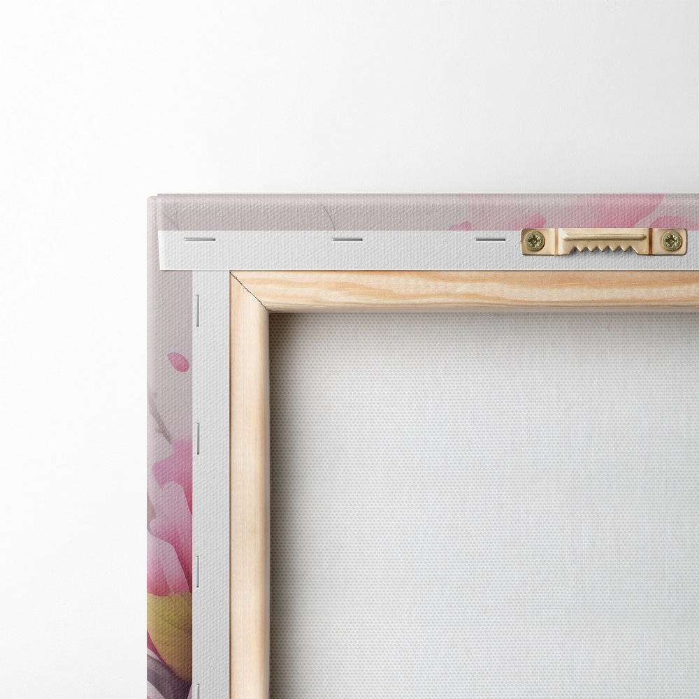 Fleurs roses et éclaboussures — dos