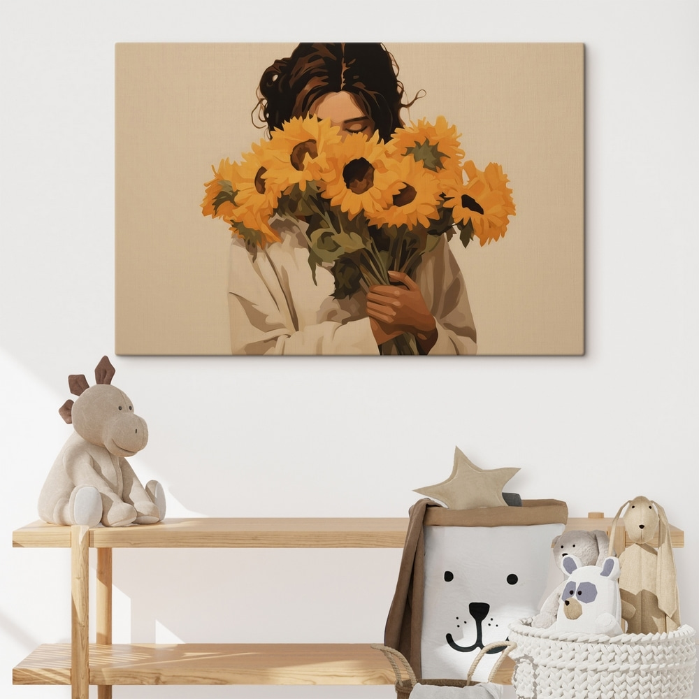 Derrière les tournesols — intérieur 1