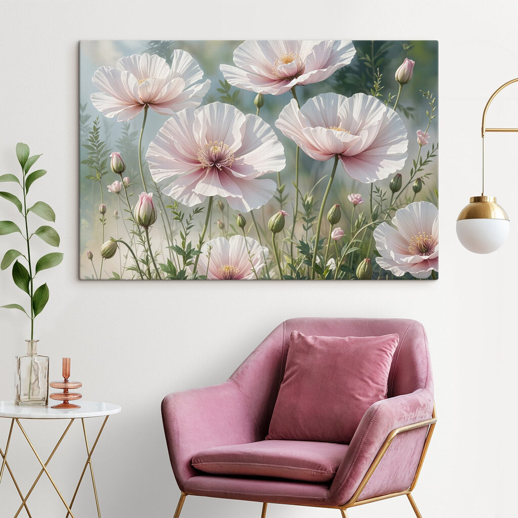 Corolles roses — intérieur 1