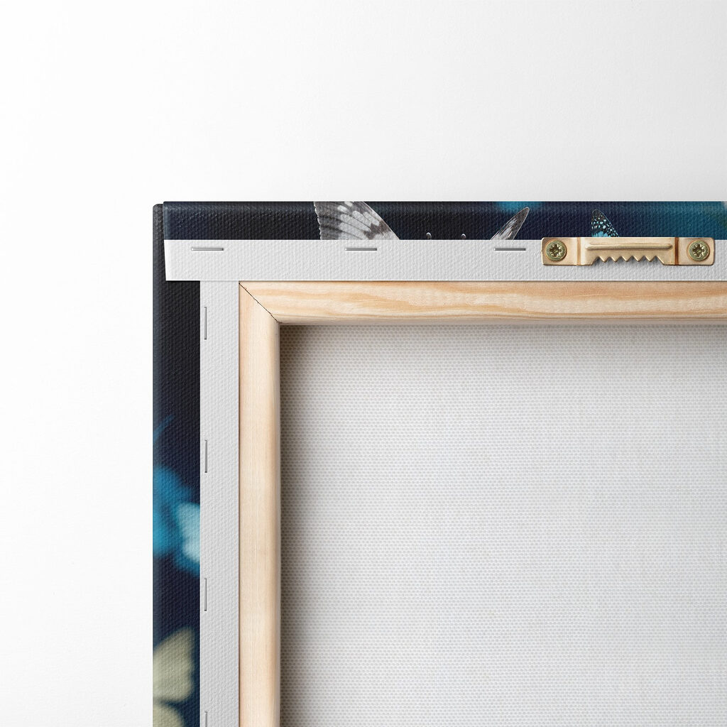 Papillons et fleurs blanches — dos