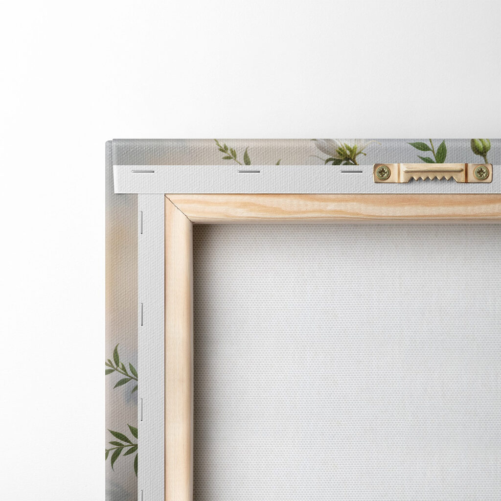 Vase de roses blanches — dos