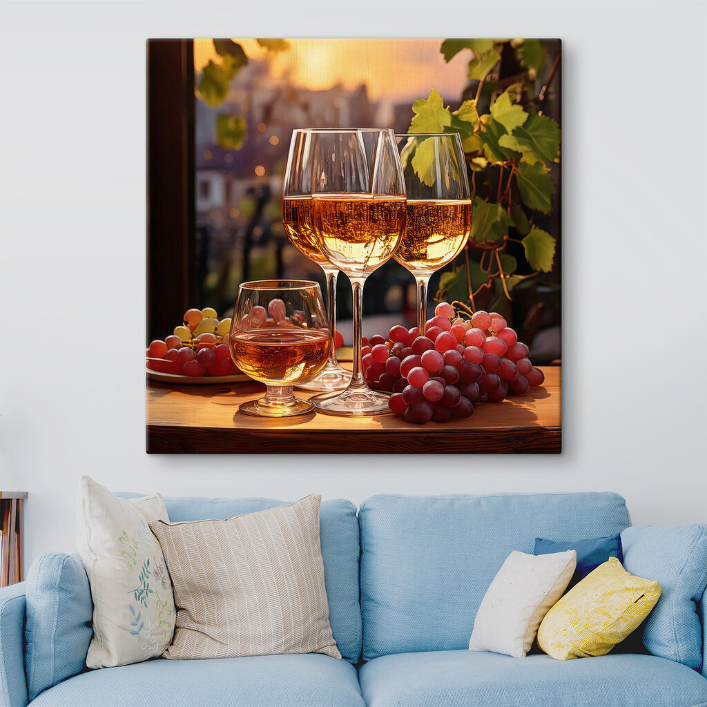 Trois verres au couchant — intérieur 1