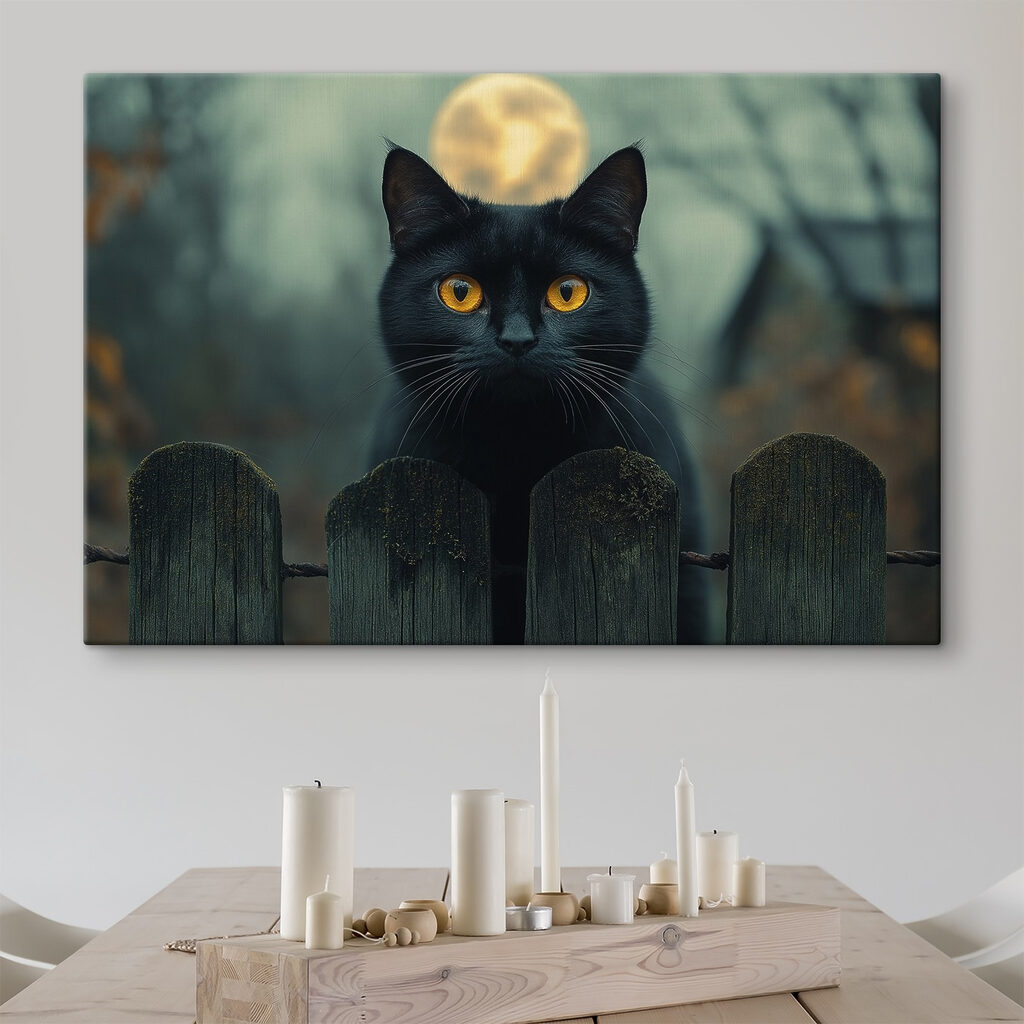 Chat derrière la barrière — intérieur 2