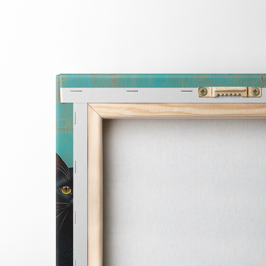 Trois chats alignés — dos