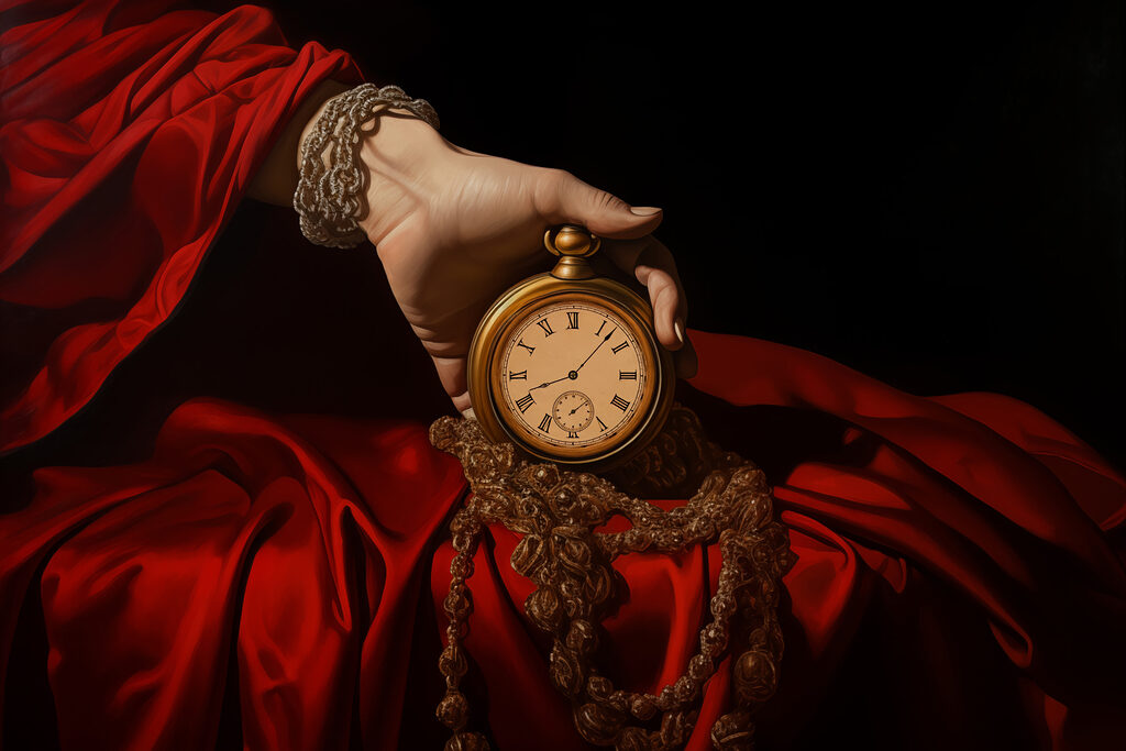 Montre à gousset — motif complet